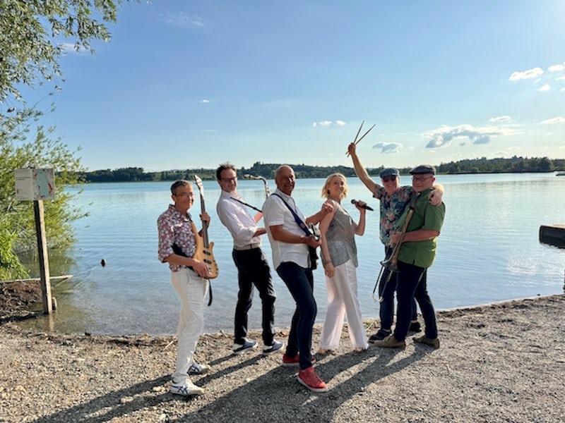 9. Juli 25, Seebühne, Pfäffikon, vor dem Auftritt am See