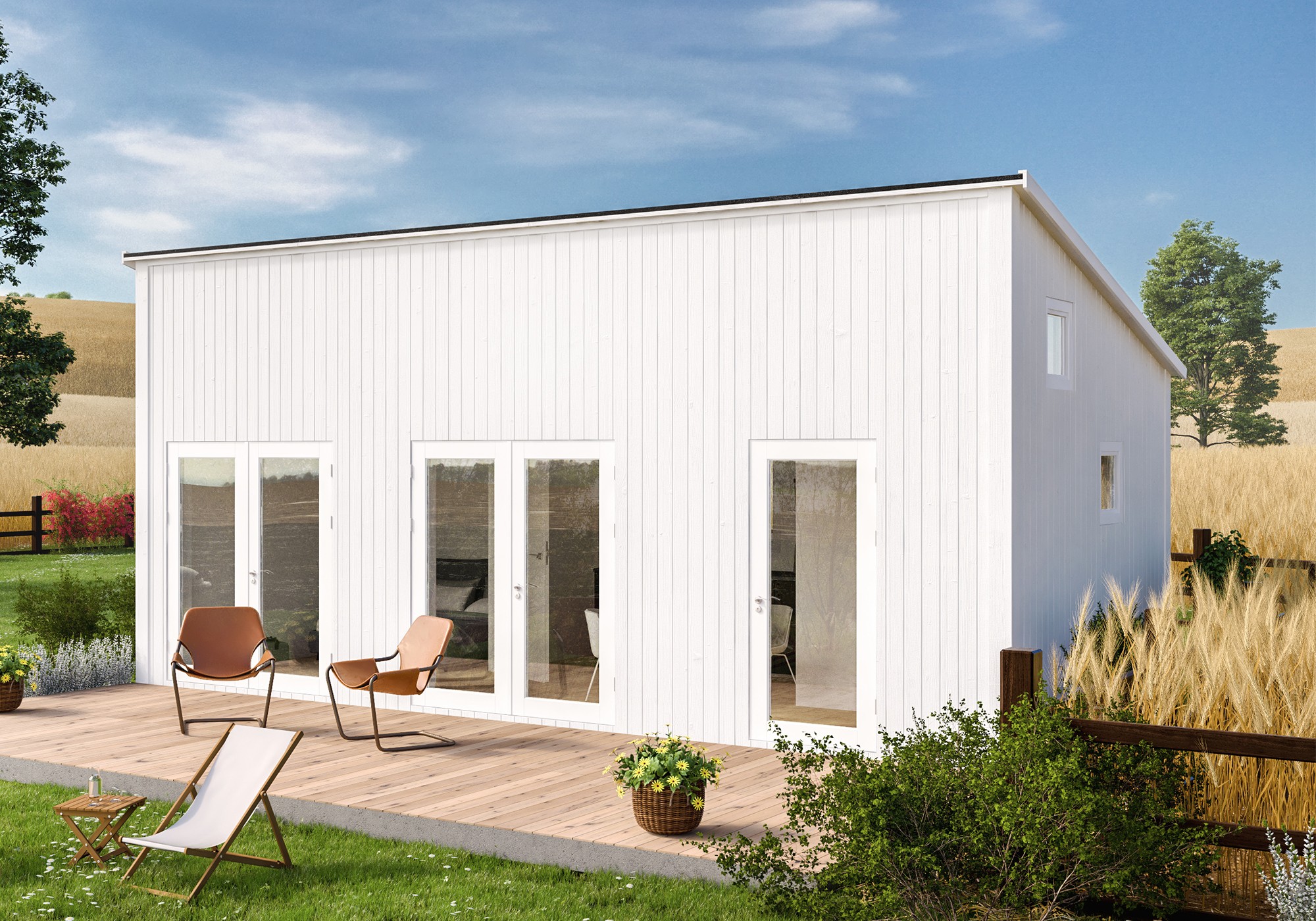 Polhus | Attefallshus 30 m² Rosenhaga | Attefallshus