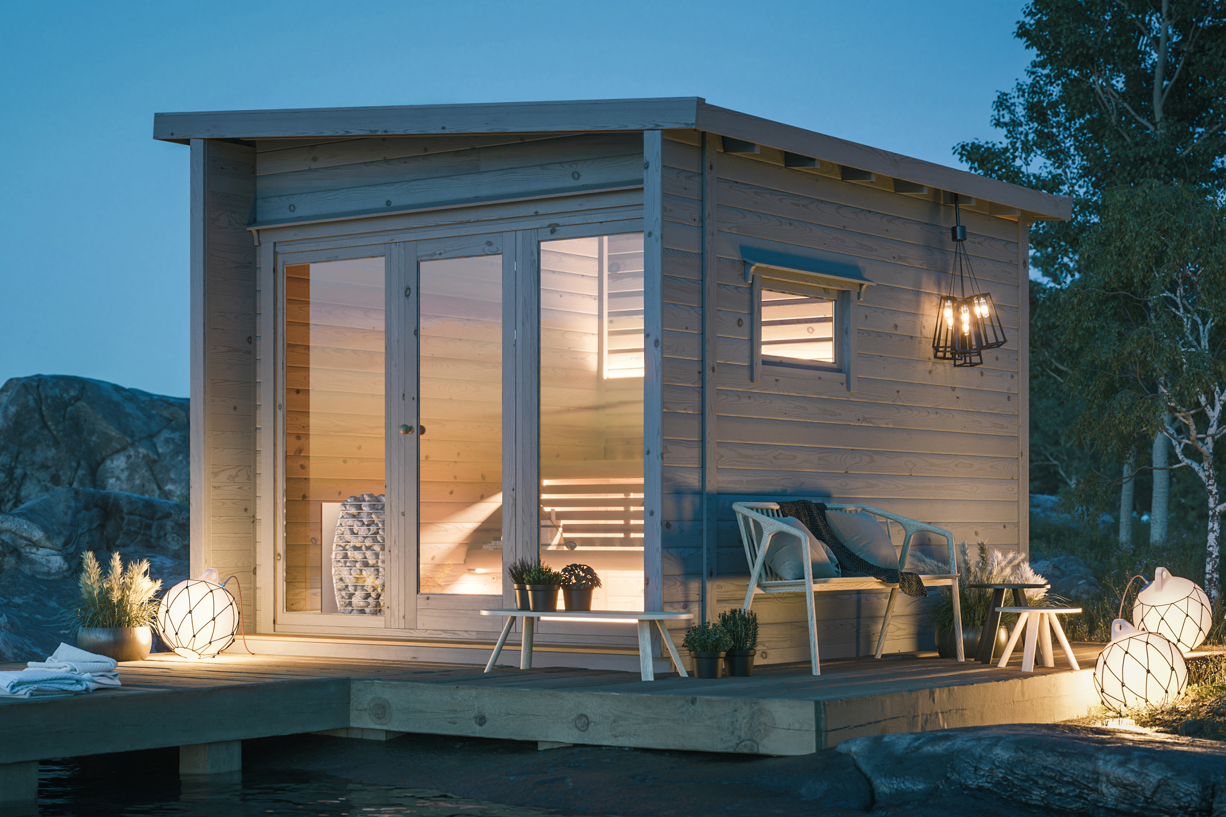 Polhus | Mauri-sauna | Saunamökit