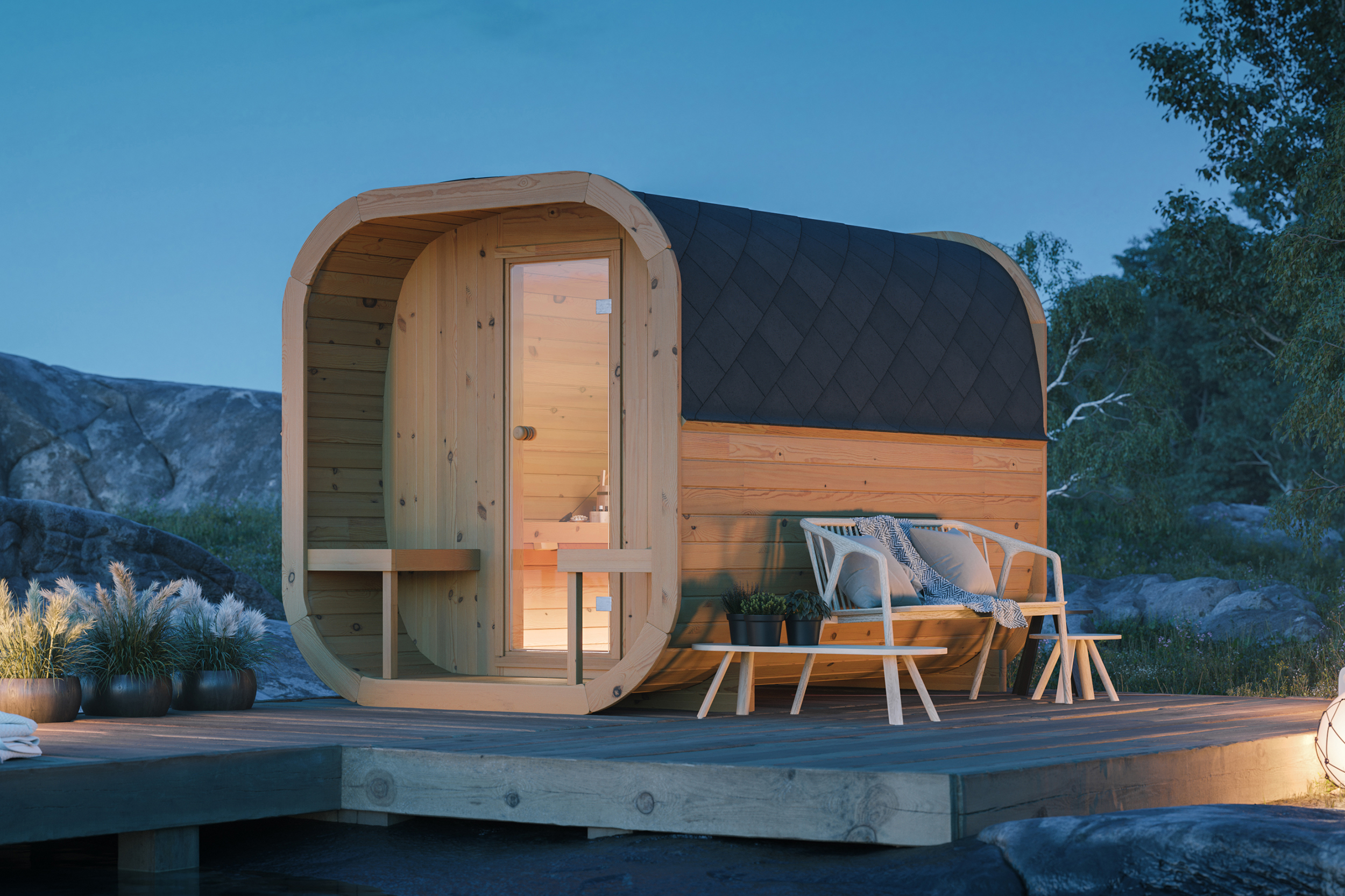 Polhus | Sauna Jorvik | Fasssauna
