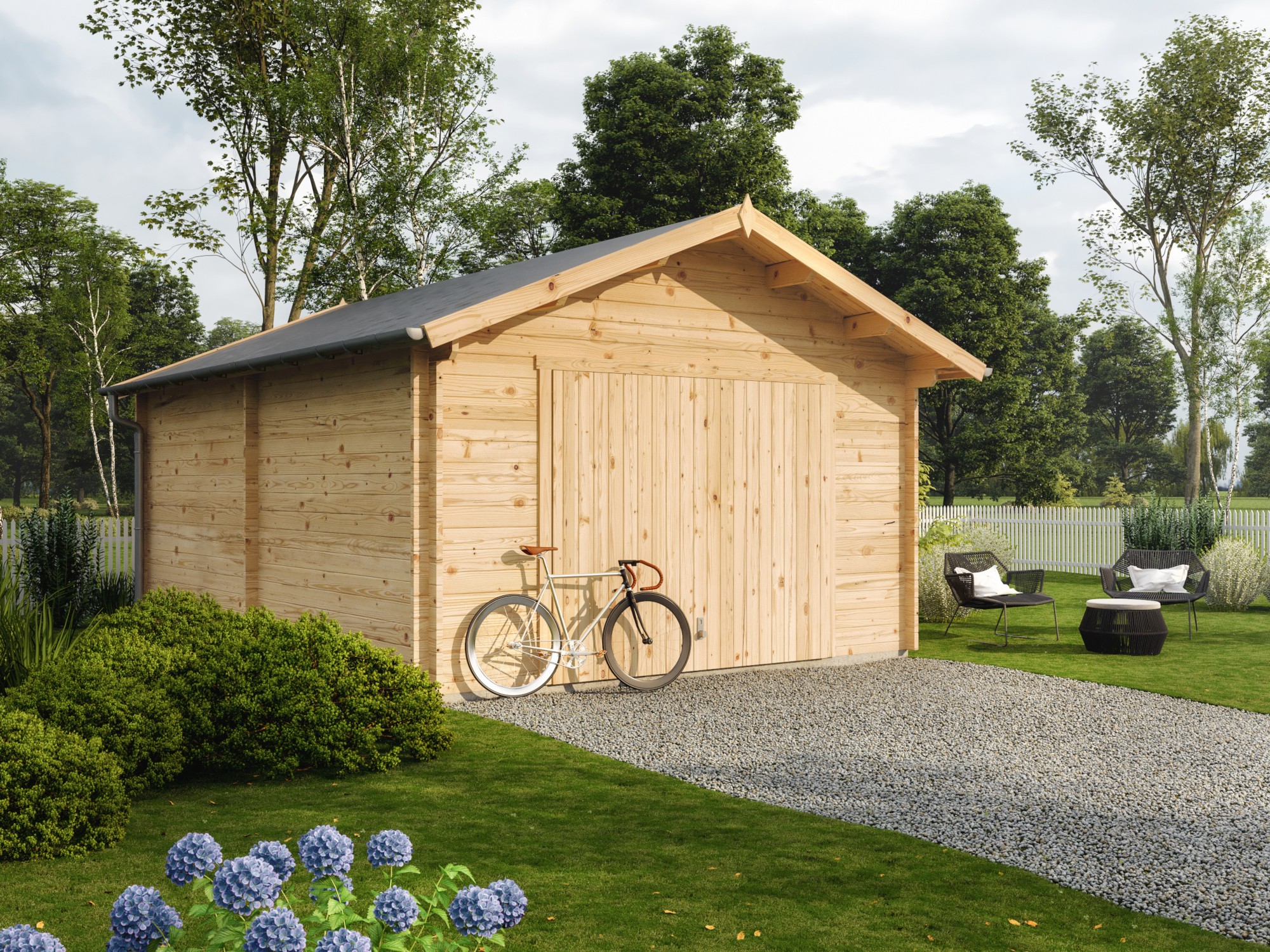 Garage Henry - Garage with space for storage | Polhus