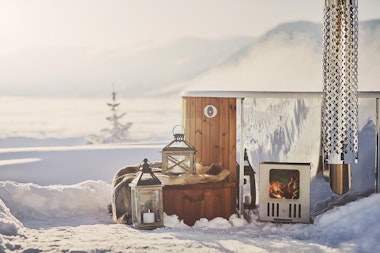 Houtgestookte hottub Royal 225