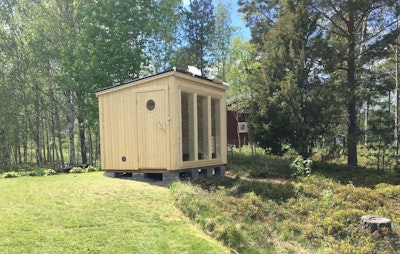 Vi synes, det er en velbygget sauna.