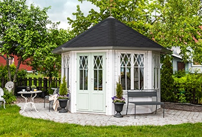 Die Geschichte des Gartenpavillons