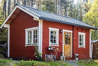 Hytte, det overflateeffektive valget