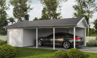 Carport Krister avec remise