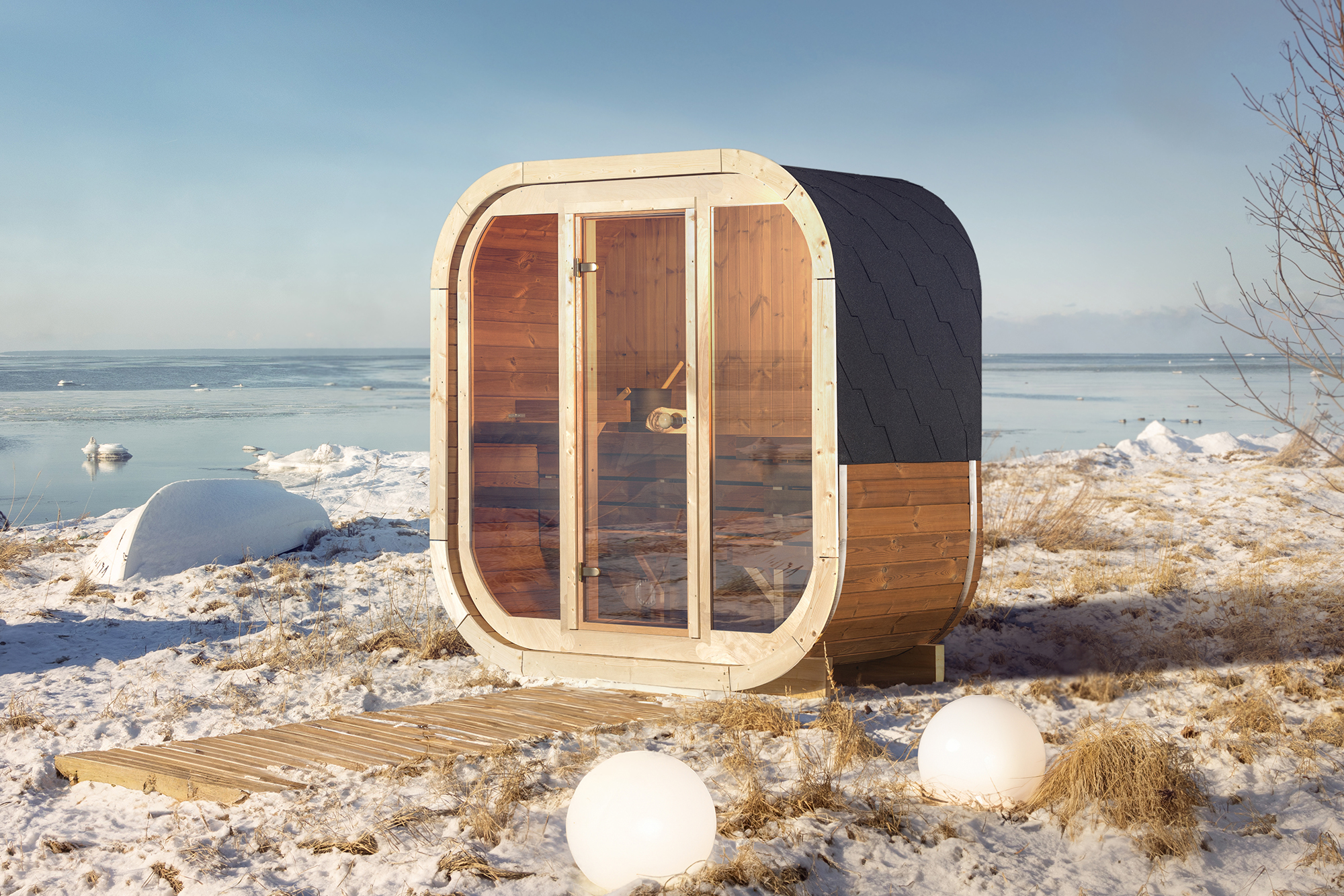 Polhus | Sauna Narvik | Fasssauna