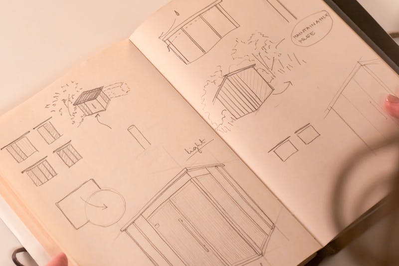 Alvar interior detail sketches