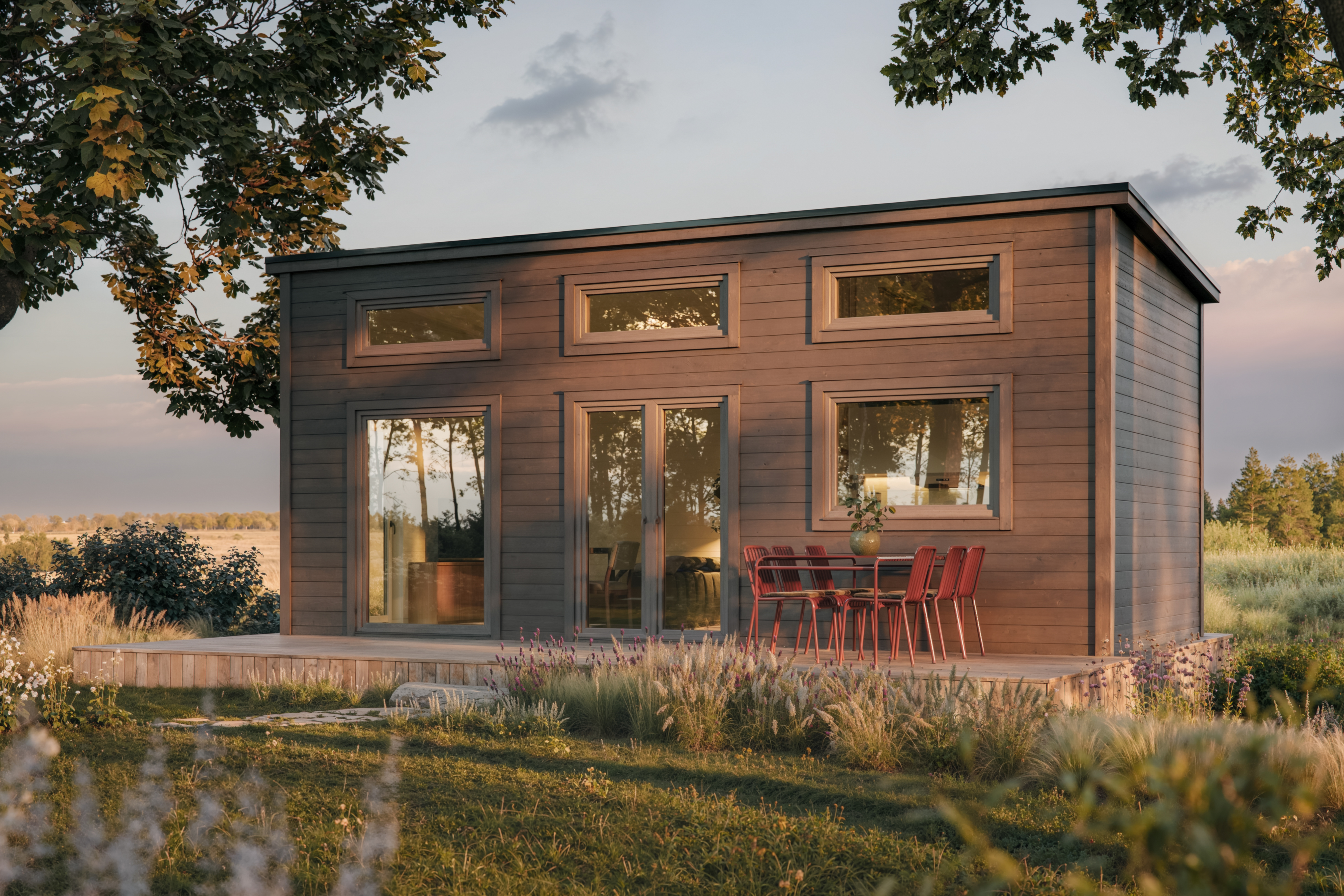 Polhus | Attefallshus Forma Fjärd Samvær | Hytte