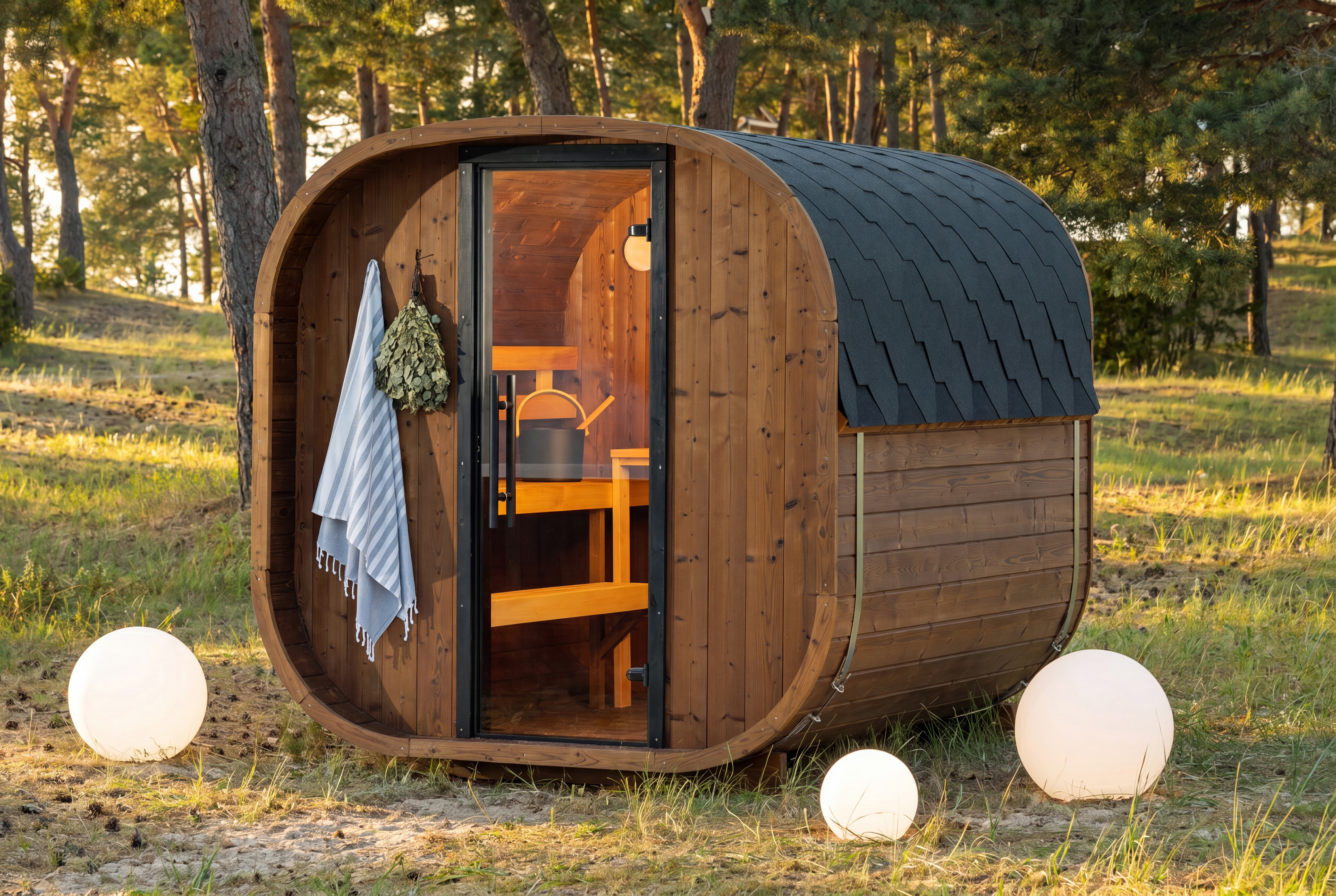 Polhus | Sauna Sandvik | Fasssauna