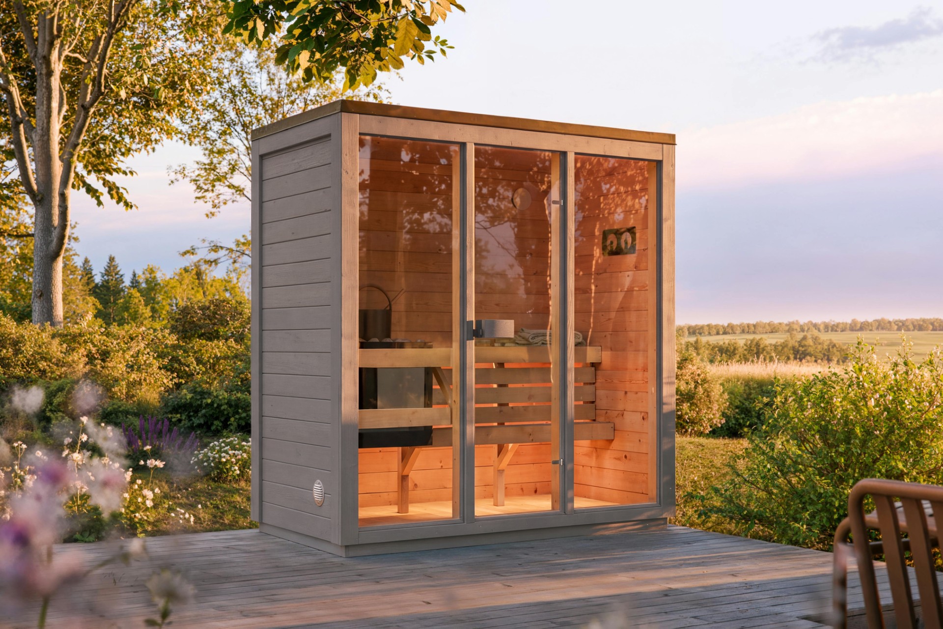 Polhus | Sauna Lumi | Gartensauna
