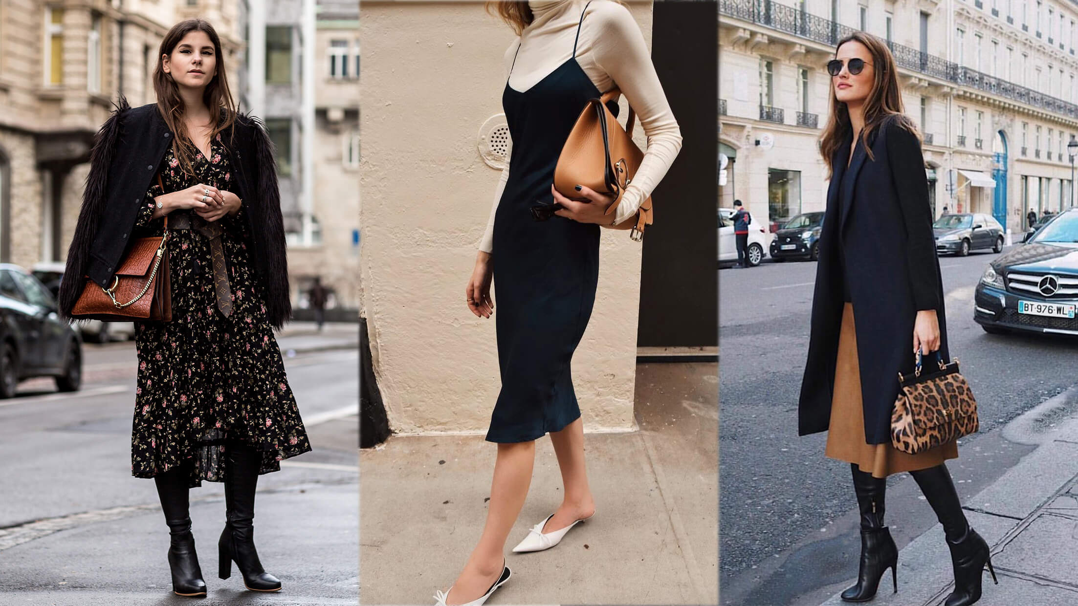 How To Style A Dress In The Winter