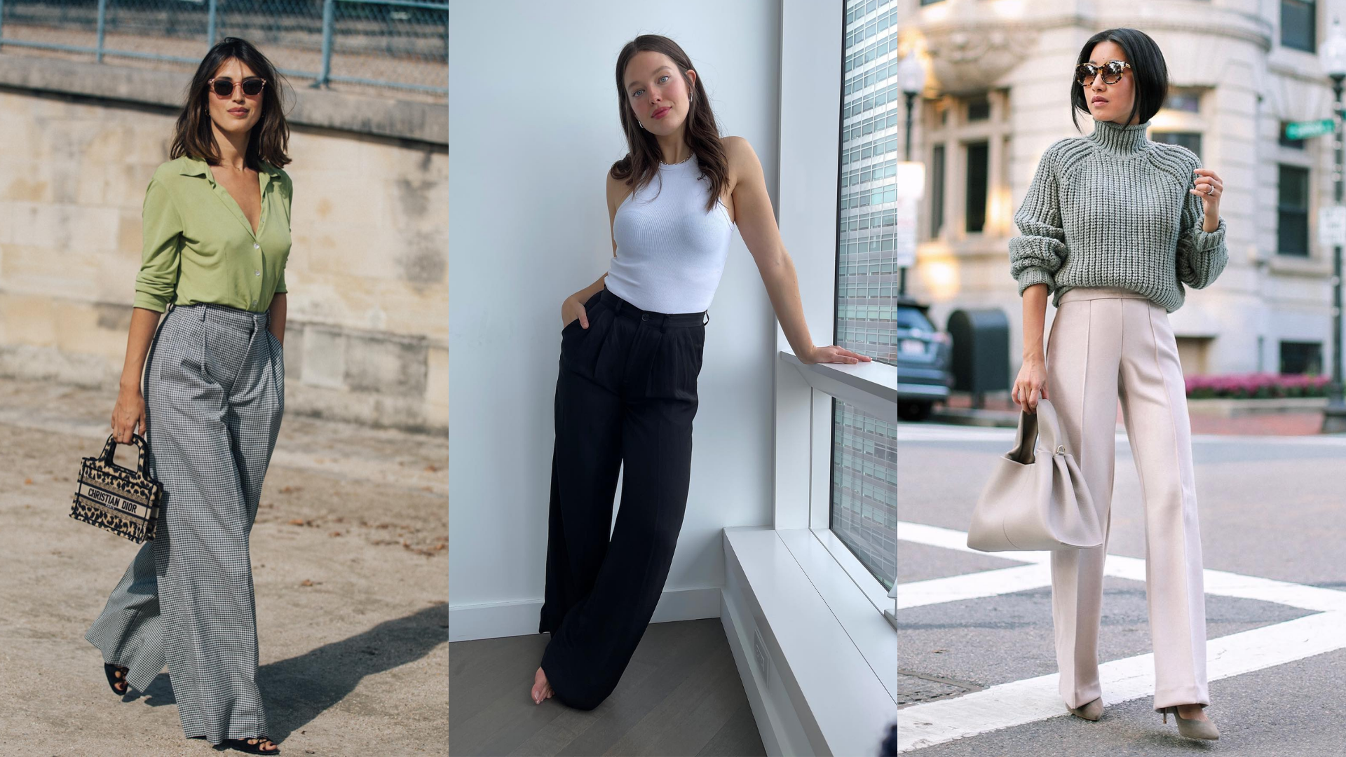 How To Wear Wide Leg Pants Like An Influencer Evie Magazine