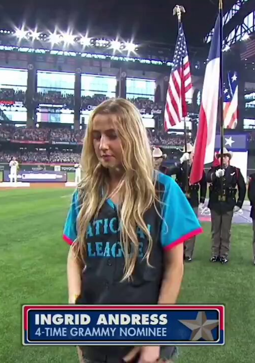 Ingrid Andress Singing The National Anthem Was So Bad She Apologized
