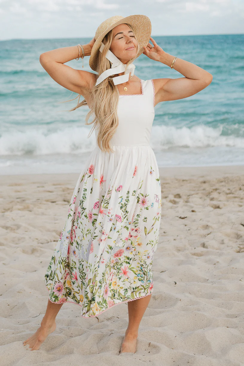 knee length dresses for ladies ADA ICE BLUE RUFFLE MINI DRESS | CULT MIA main image 1