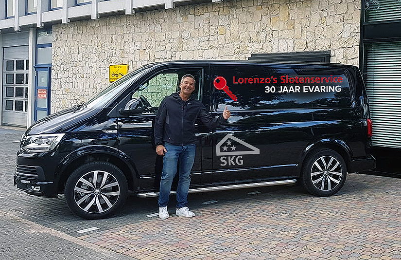  Lorenzo with his lock service vehicle