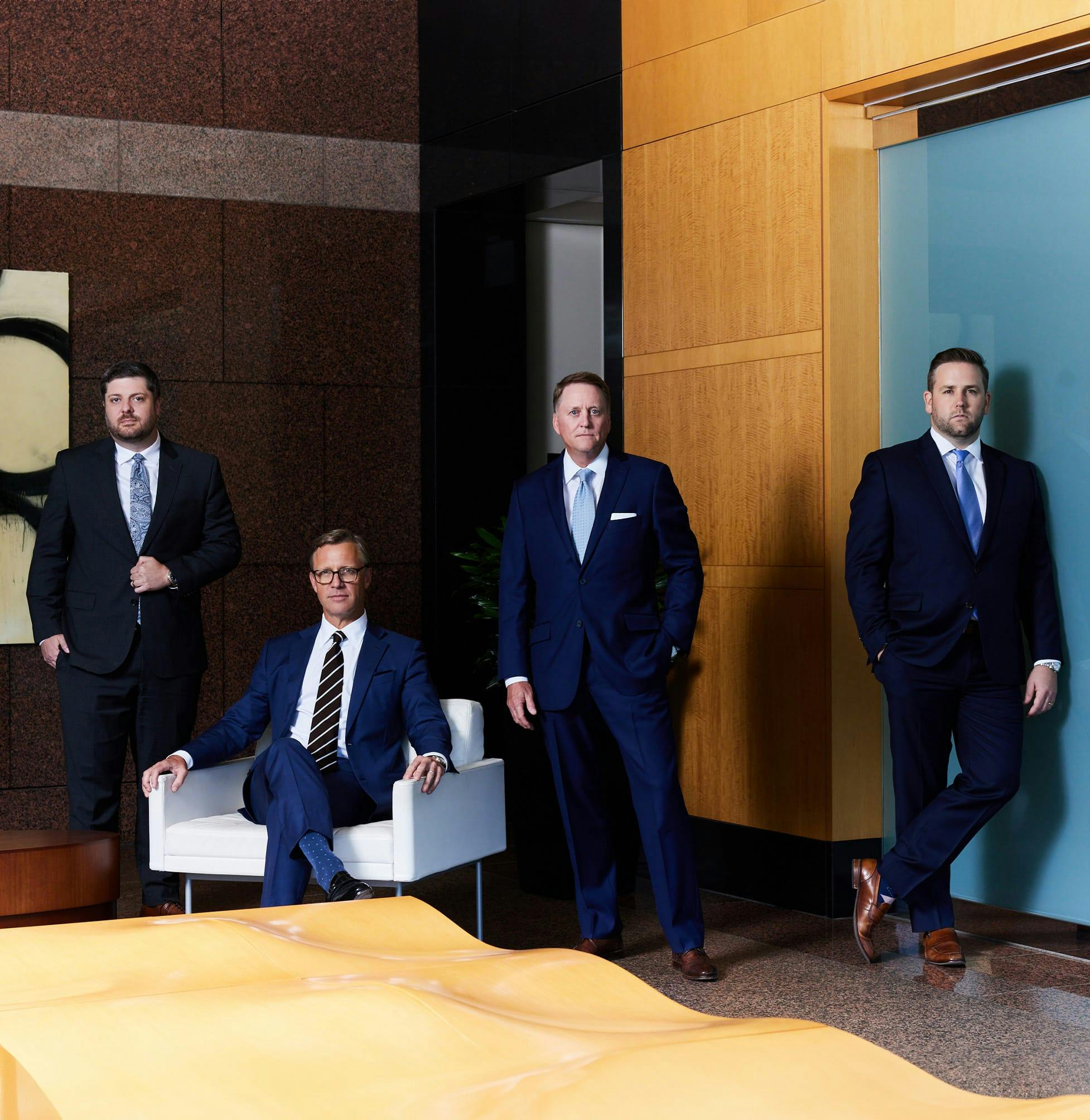 The lawyers at Perdue & Kidd in Houston