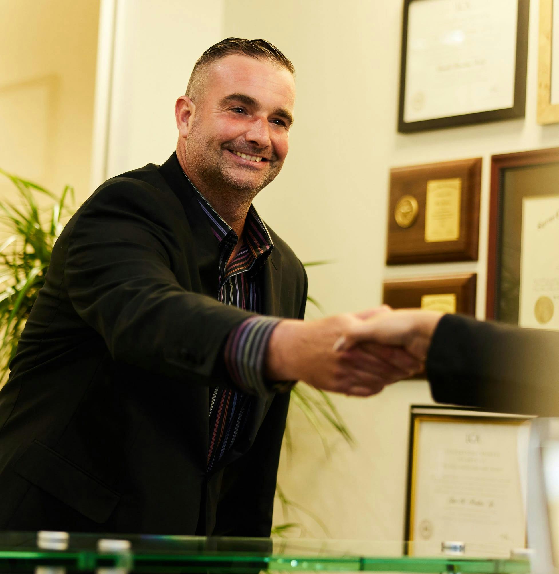 Happy client at the law offices of Perdue & Kidd