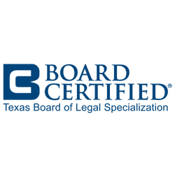 Board Certified Texas Board of Legal Specialization logo