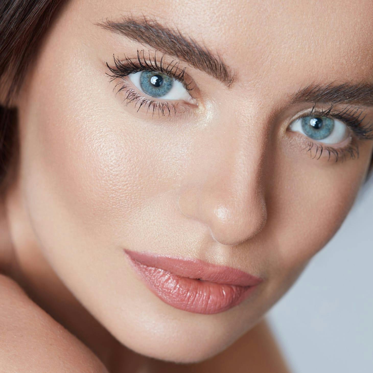 woman with blue eyes