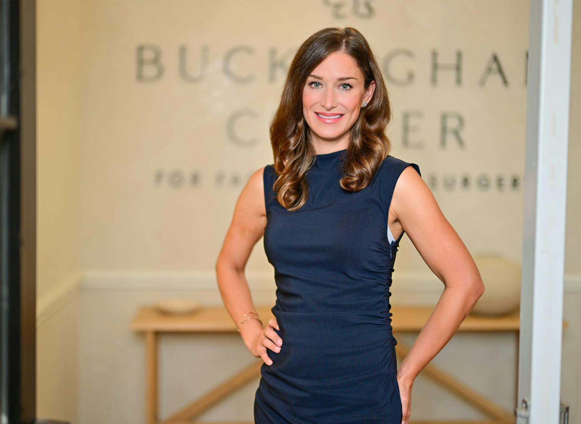 Dr. Erin Smith standing smiling