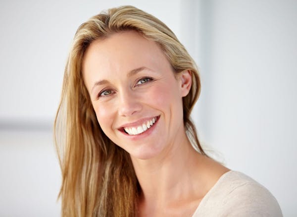 woman with blonde hair