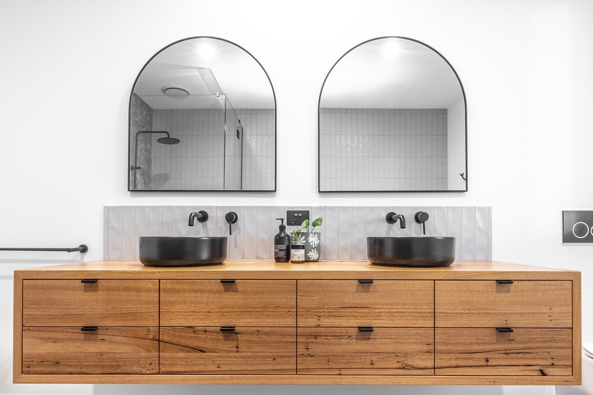 Image of double sink