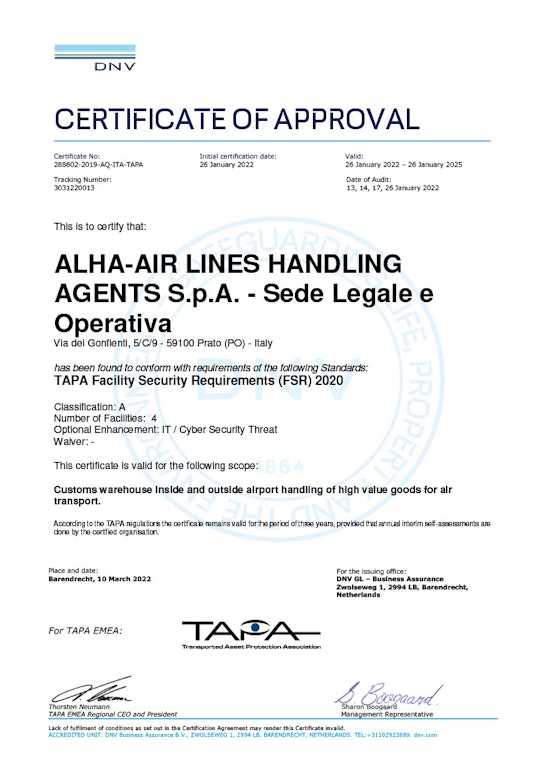 1650041187 cert alha air lines handling agents s p a multi site fsr 2020 cert qr1024 1
