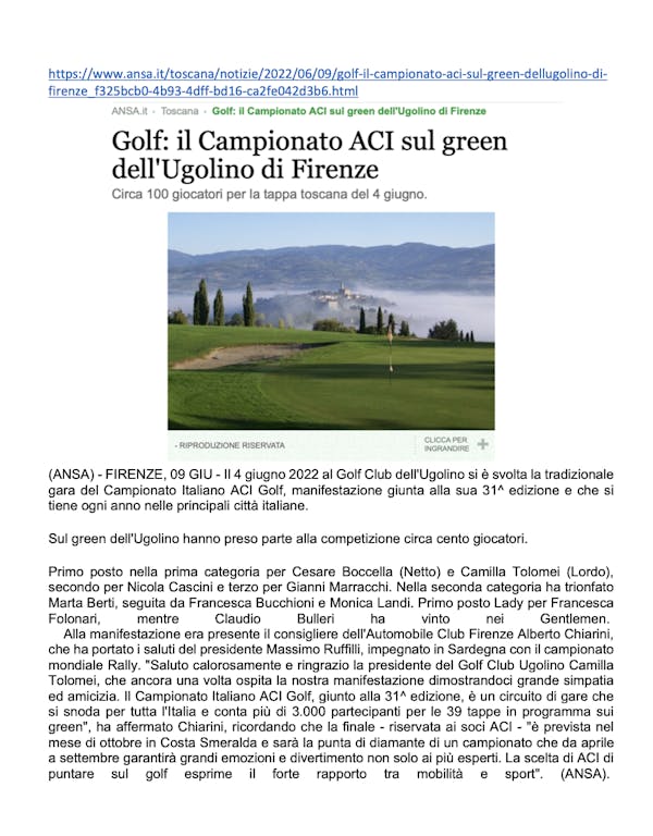 Ansa.it - 4 Giugno 2022