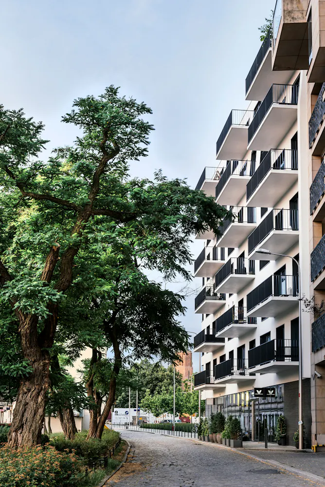 House with trees