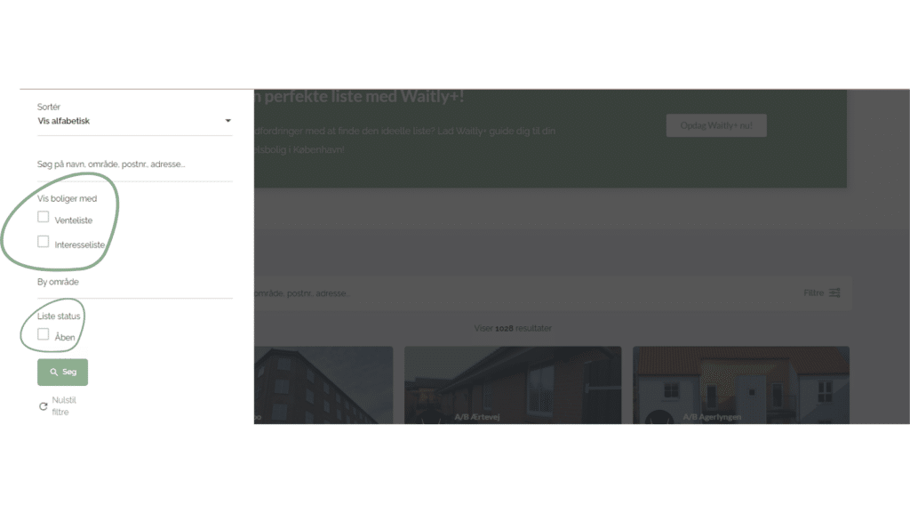 Billede af Waitly's hjemmeside