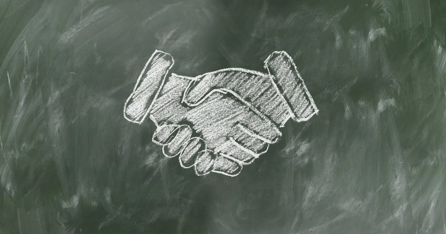Shaking hands picture