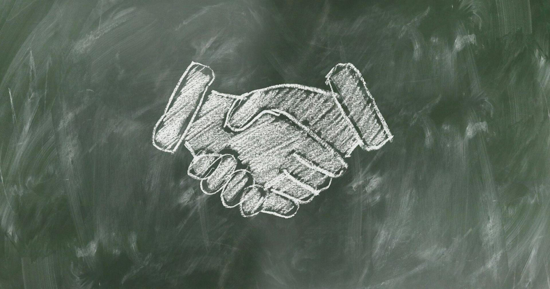 Shaking hands picture