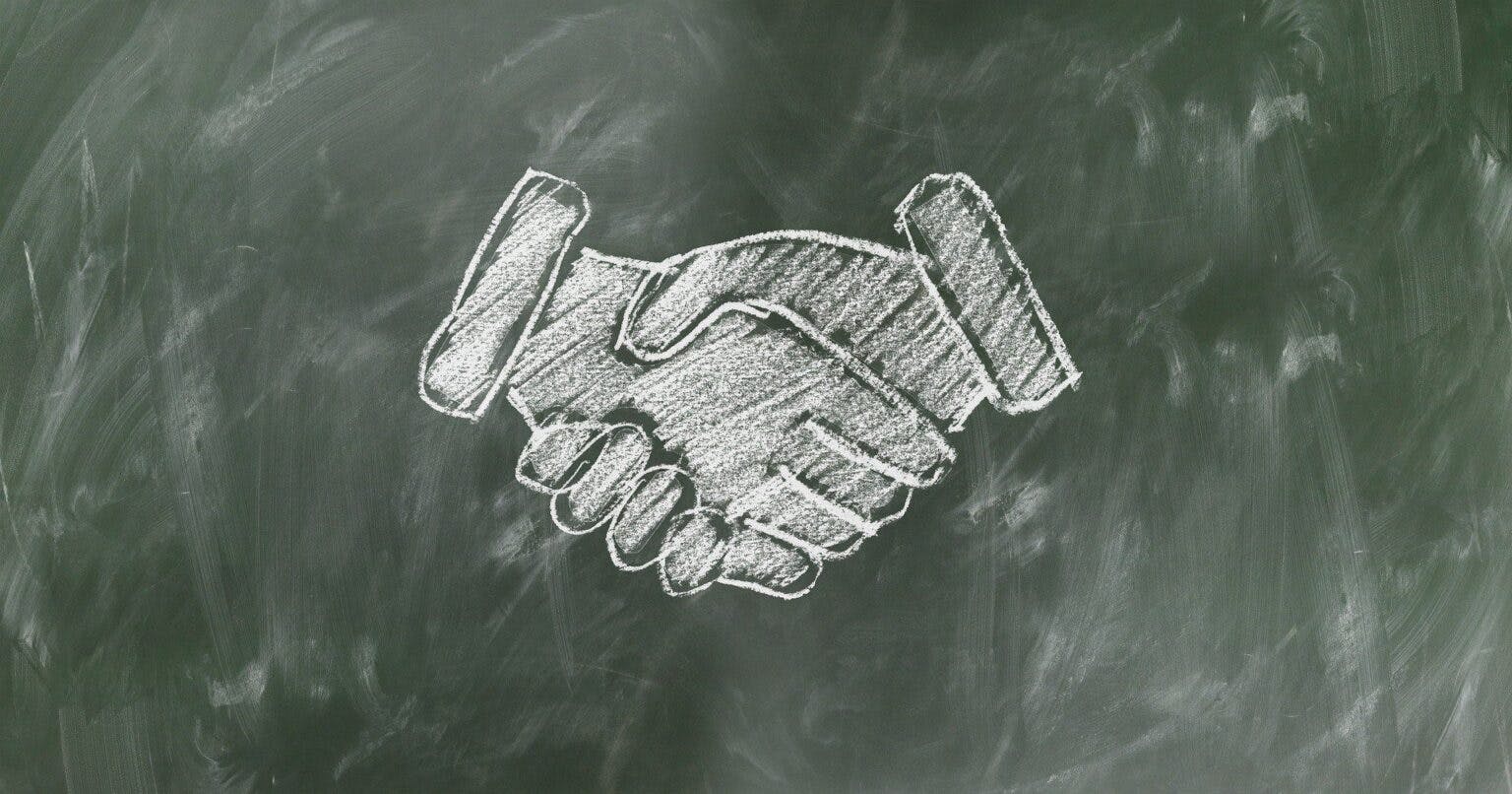 Shaking hands picture