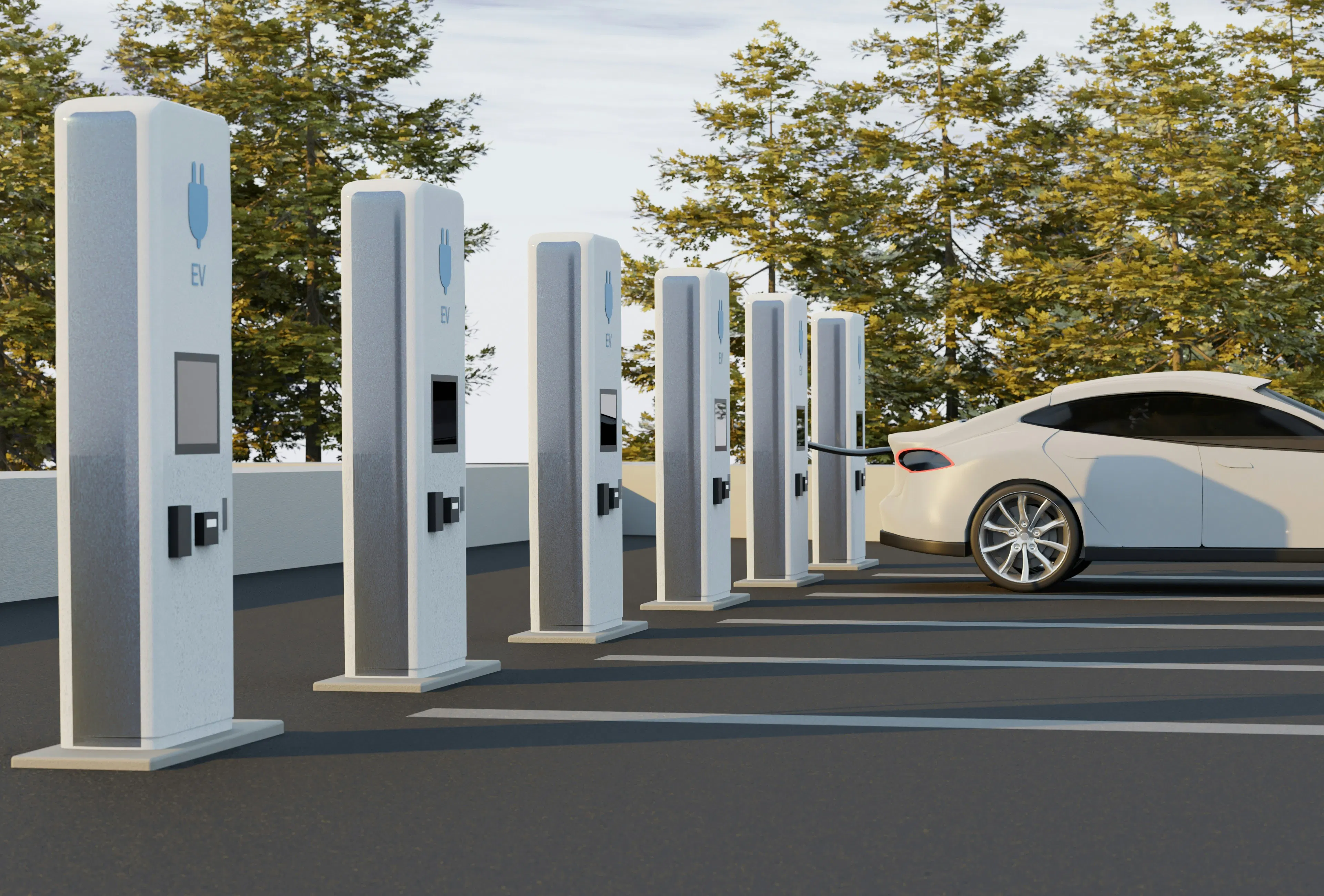 Charging station electric vehicle