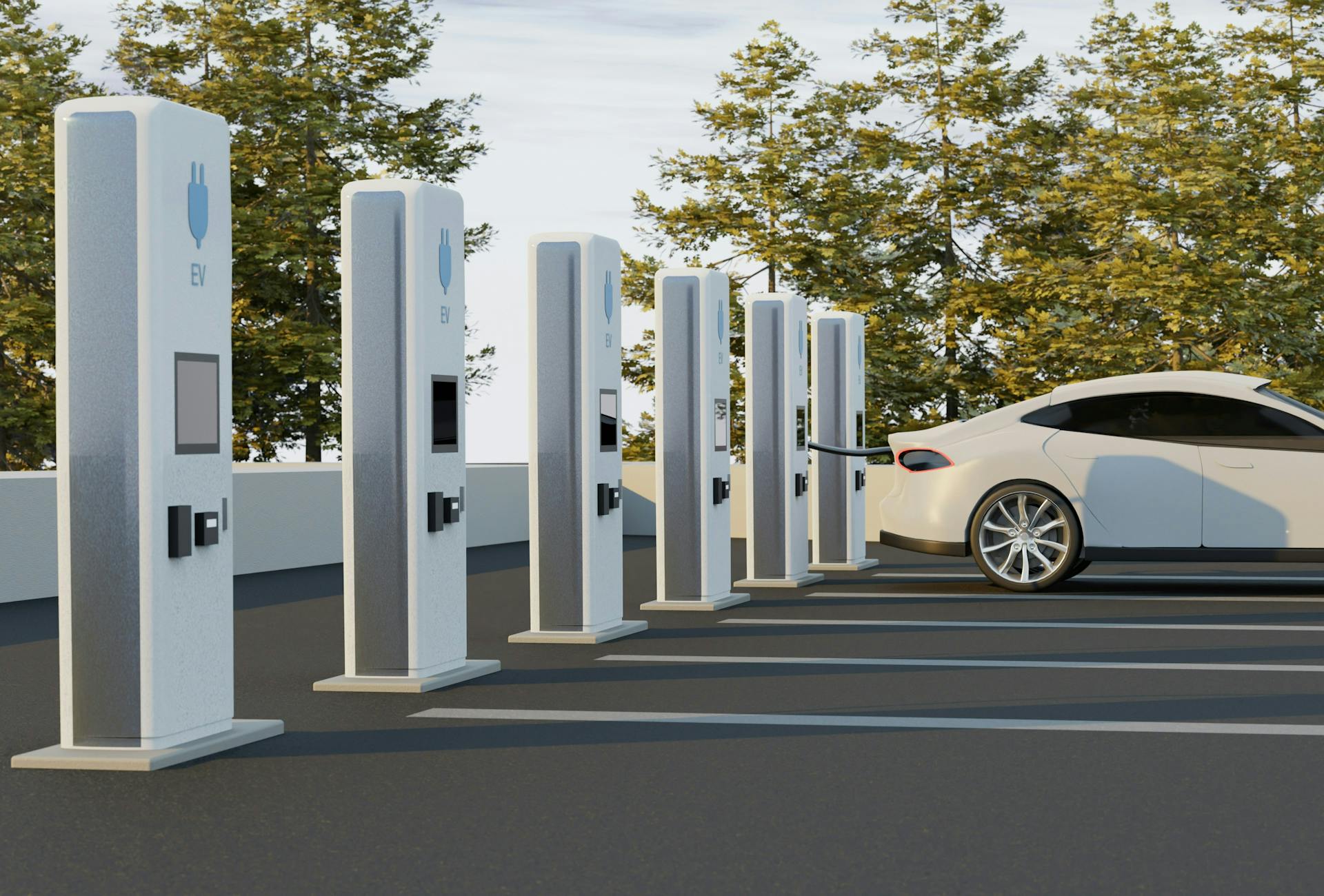 Charging station electric vehicle