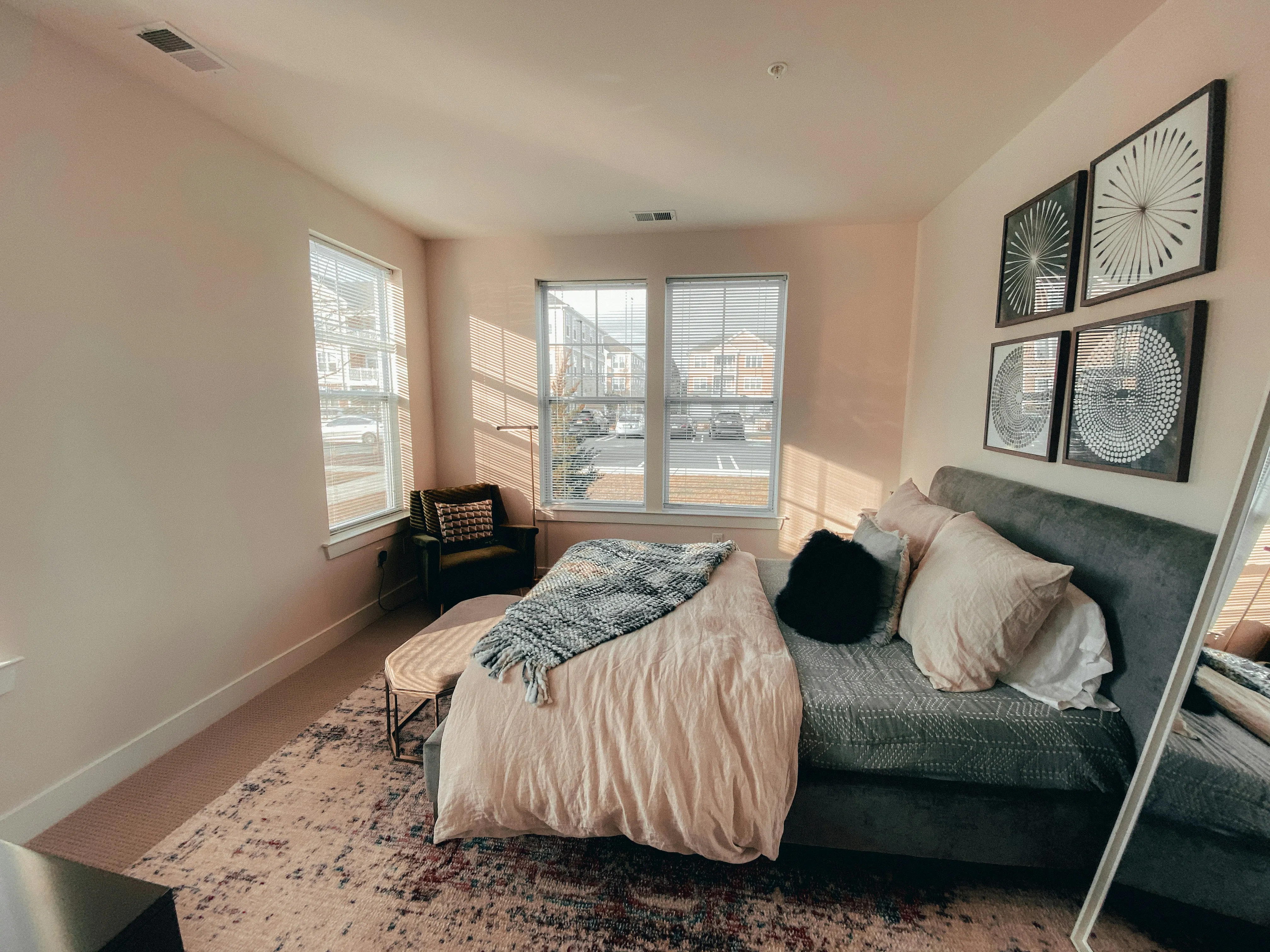 Schlafzimmer 2-Raum-wohnung