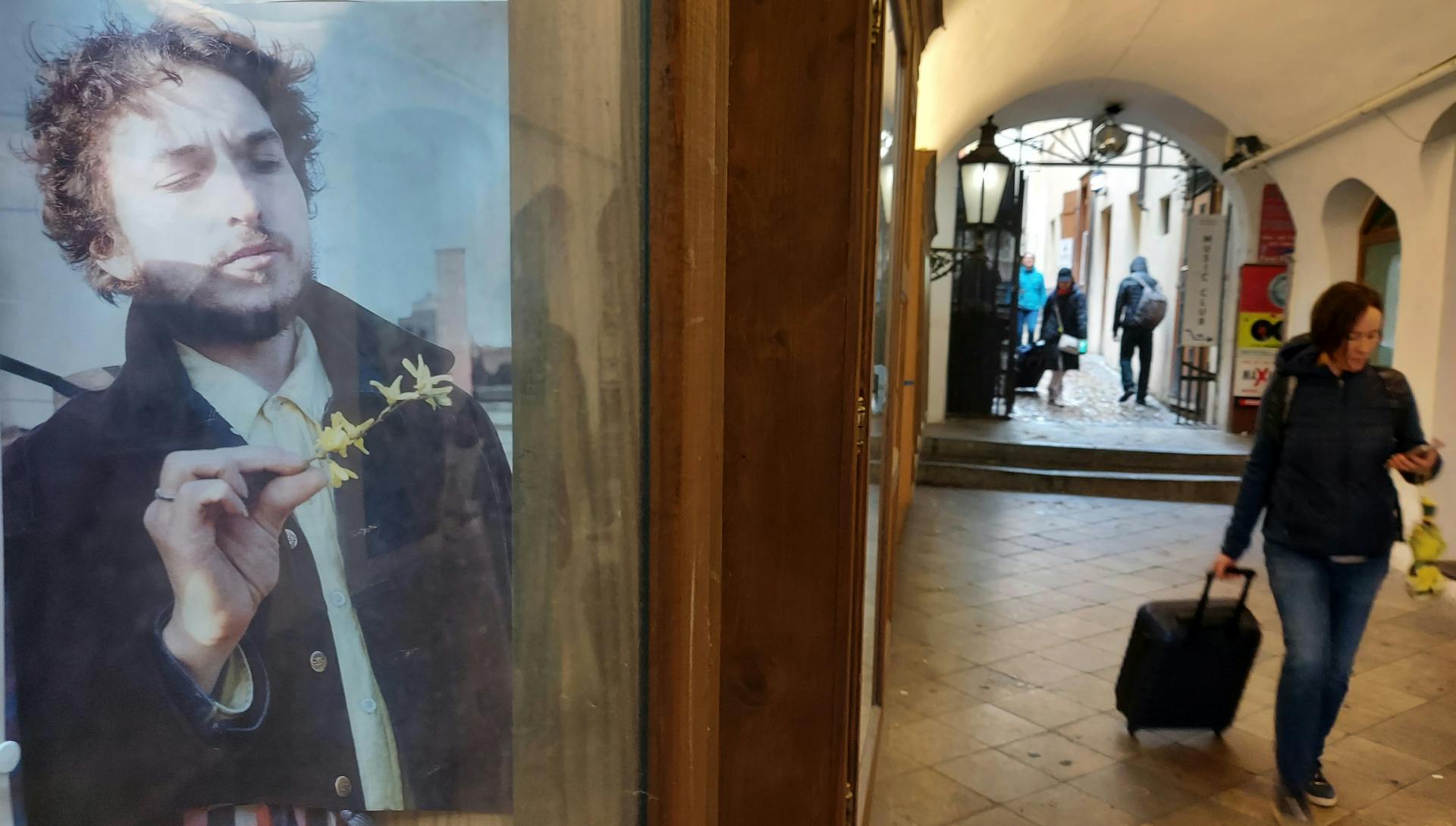 Fotografija Dylana v izložbi