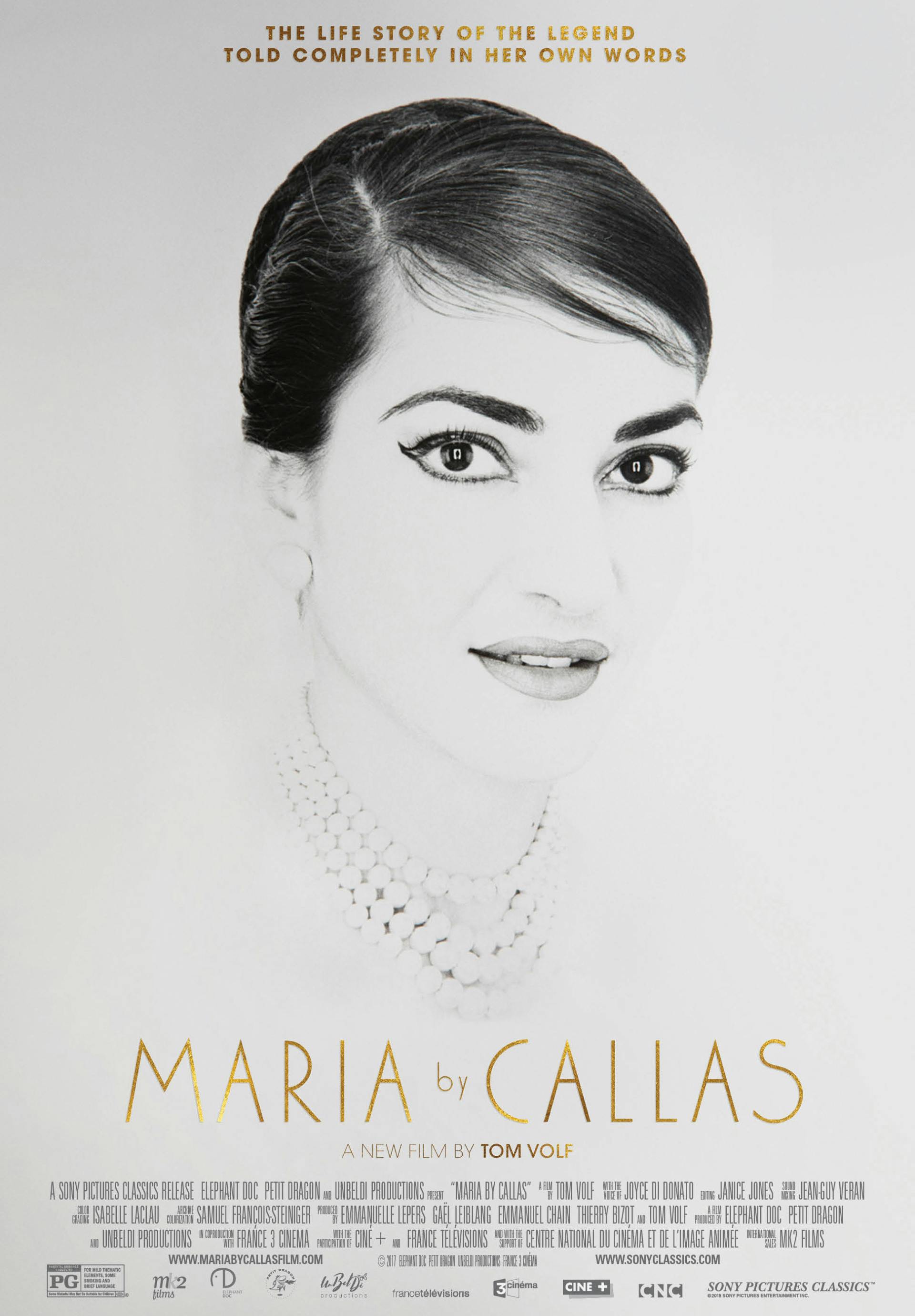 poster filma Maria Callas