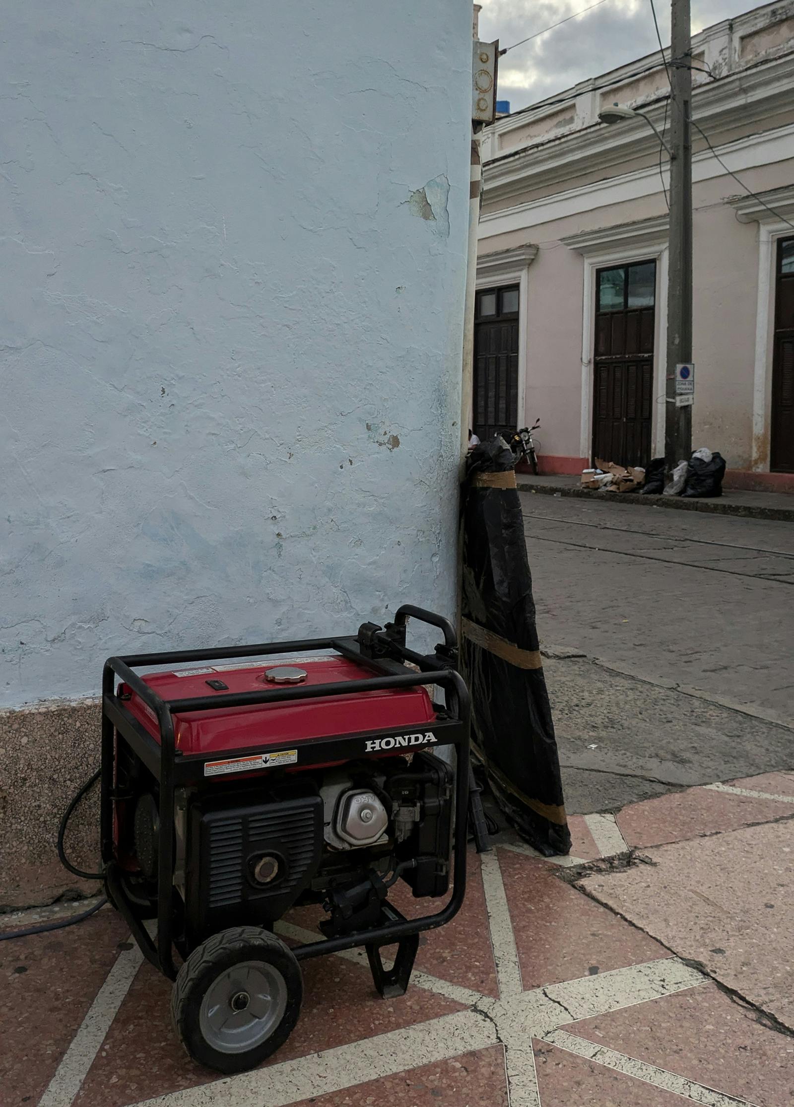 Hondin motor na ulici