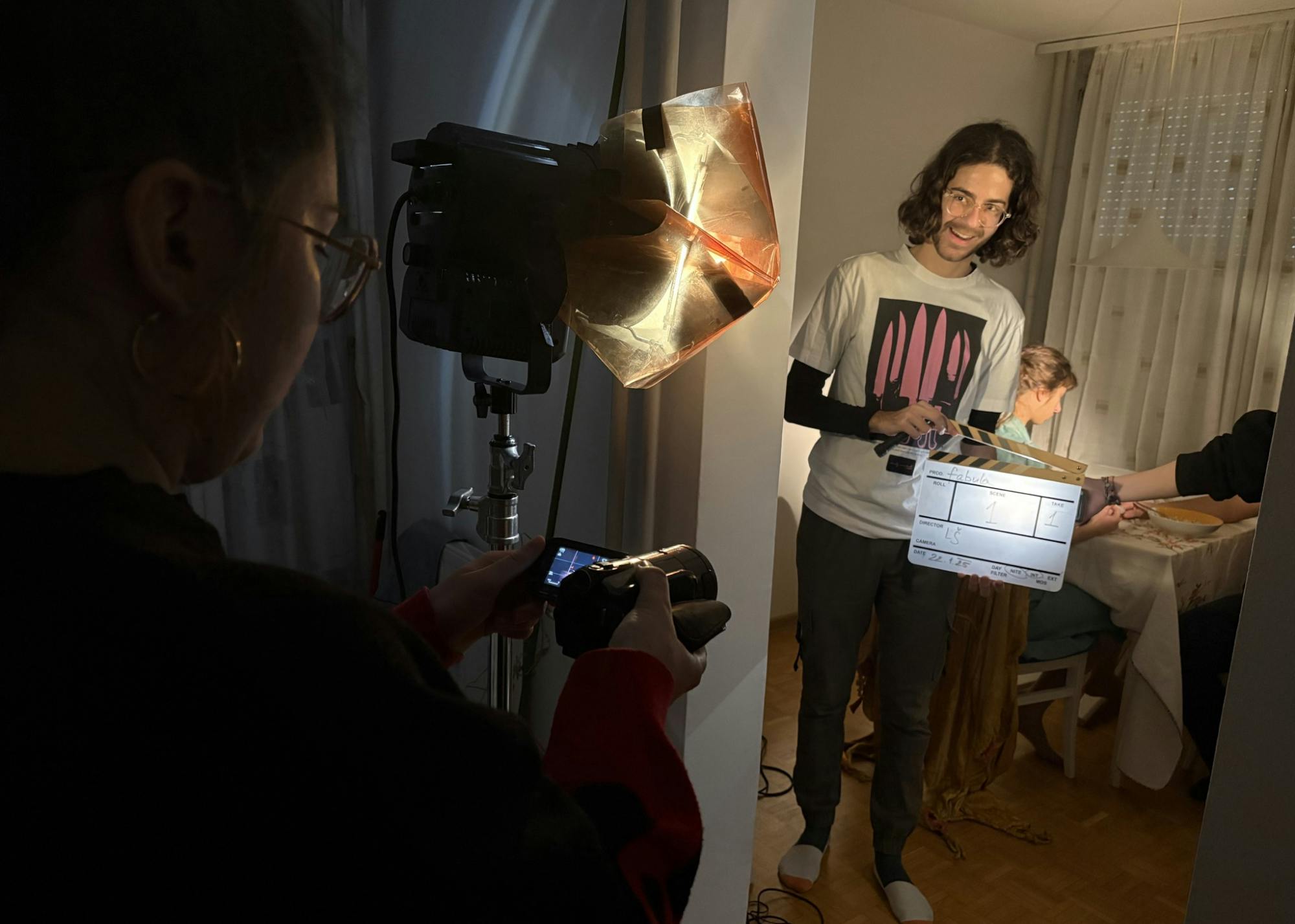 Zakulisje snemanja kratkega filma