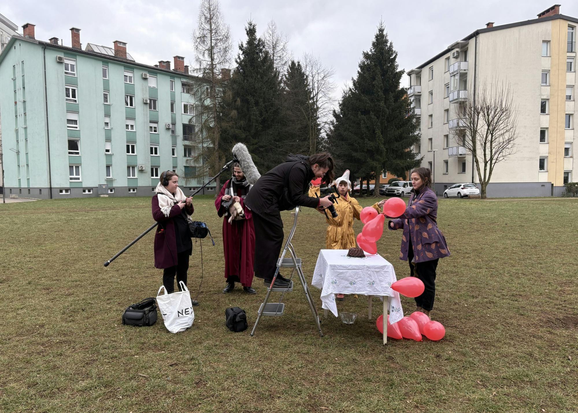 Zakulisje snemanja kratkega filma