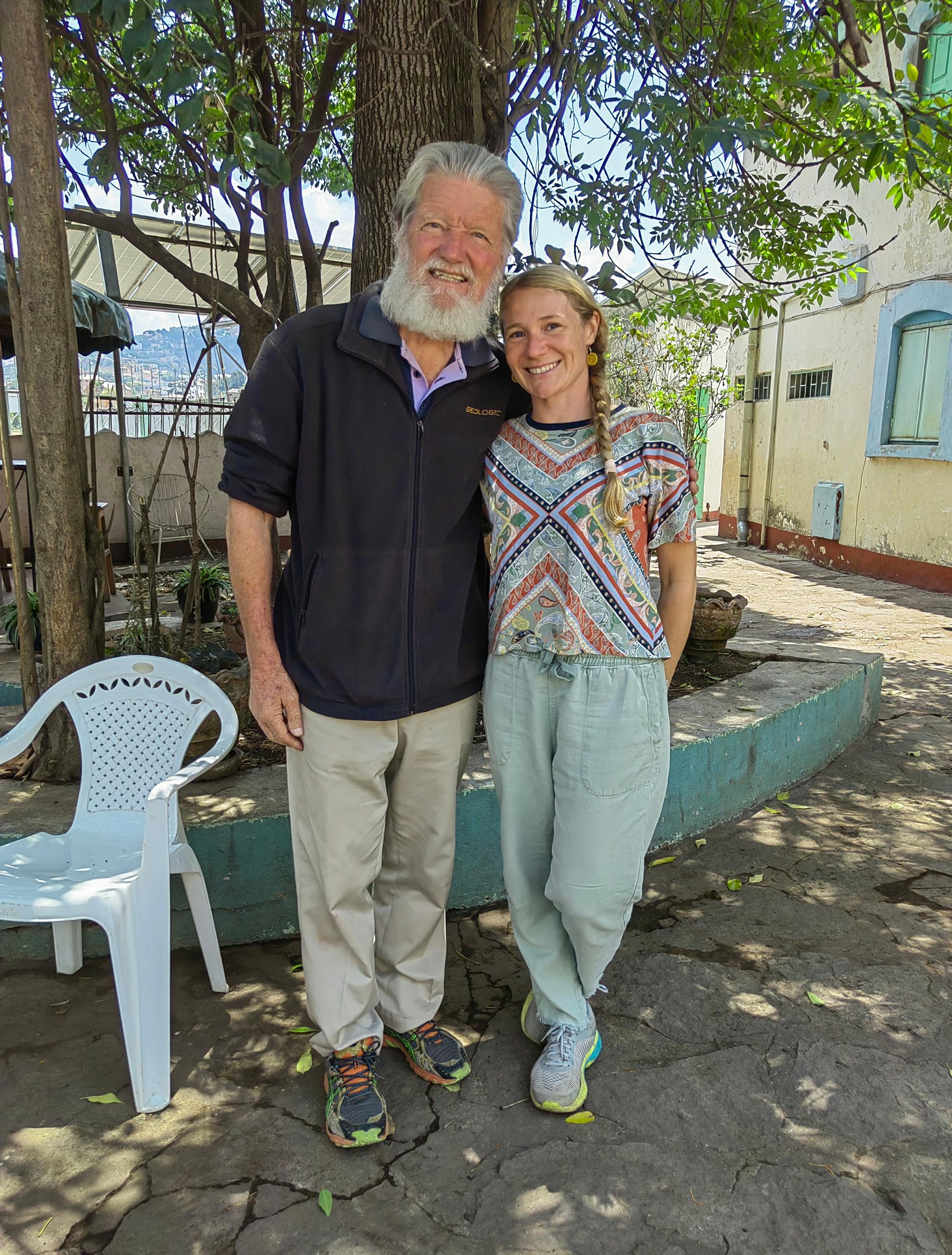 Pedro Opeka in Anja Kovačič