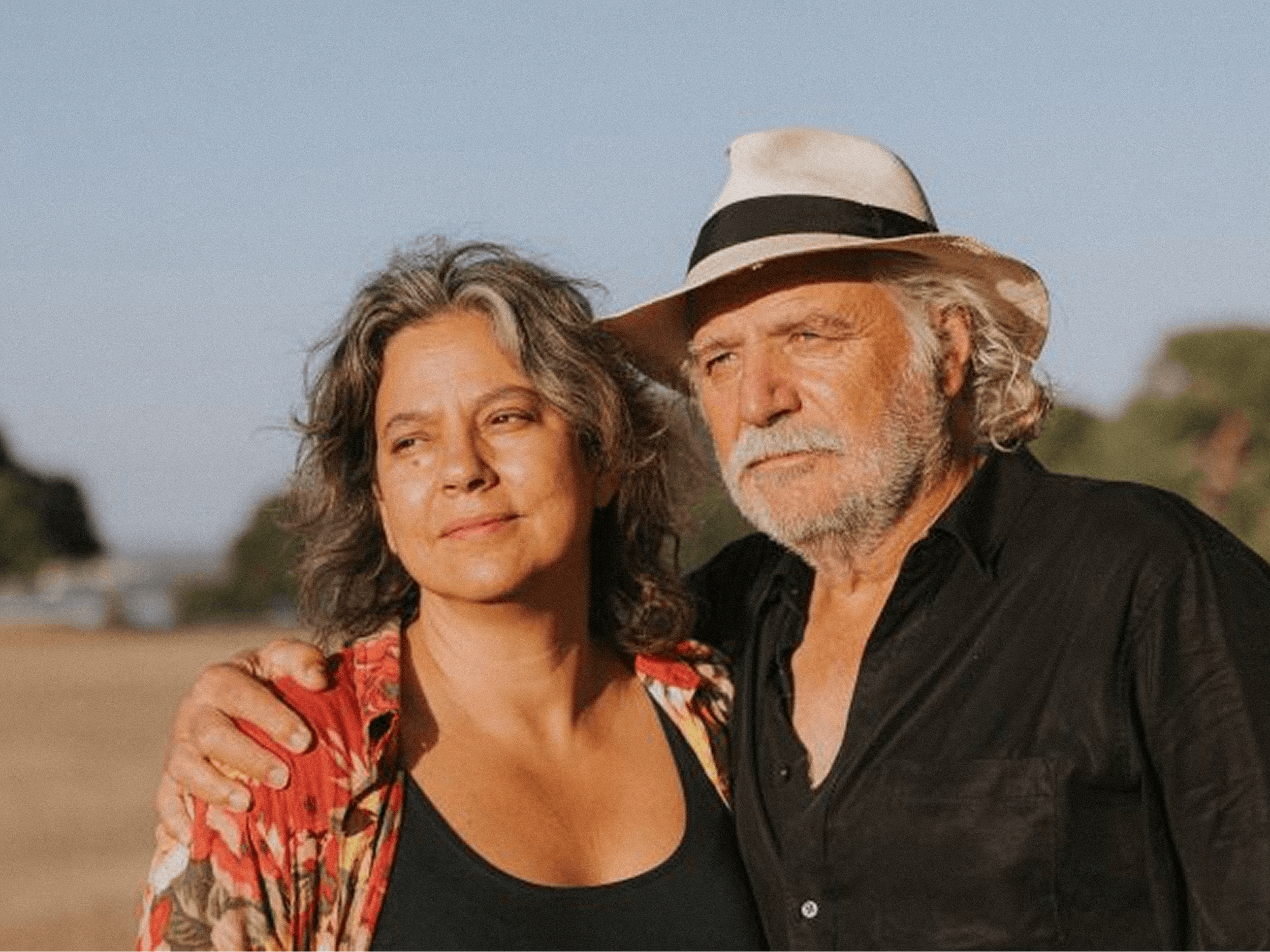 Rade Šerbedžija in njegova žena na Brionih