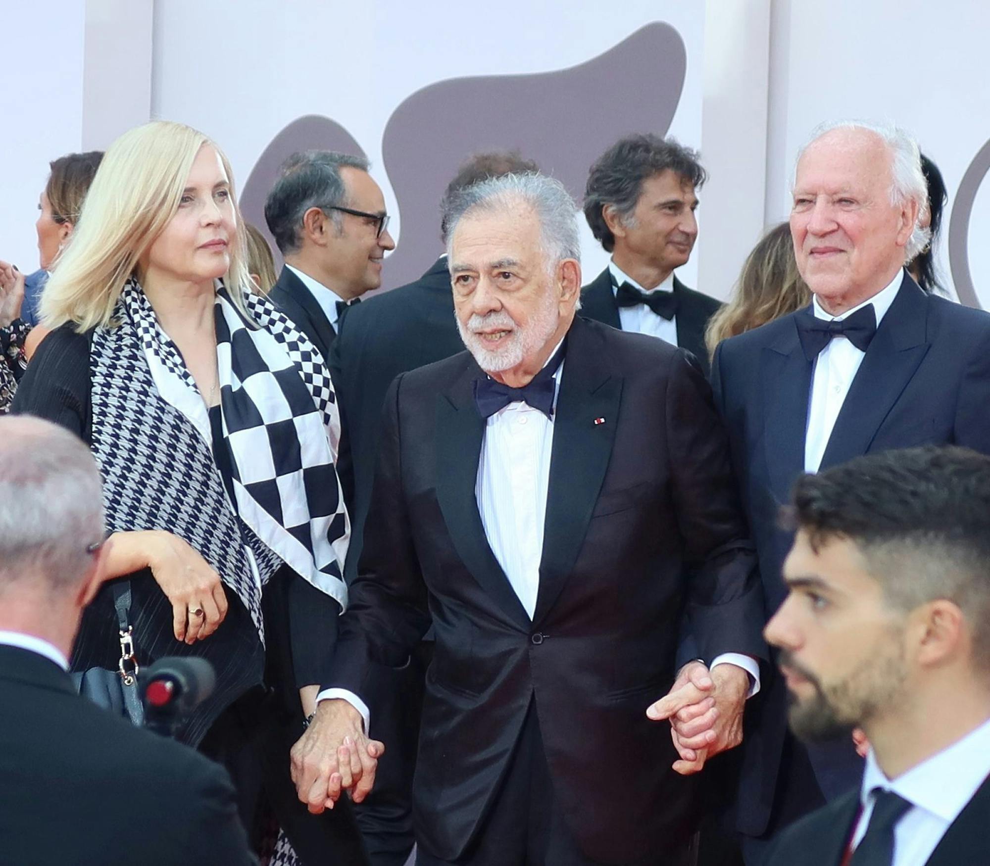 Francis Ford Coppola in Werner Herzog na rdeči preprogi