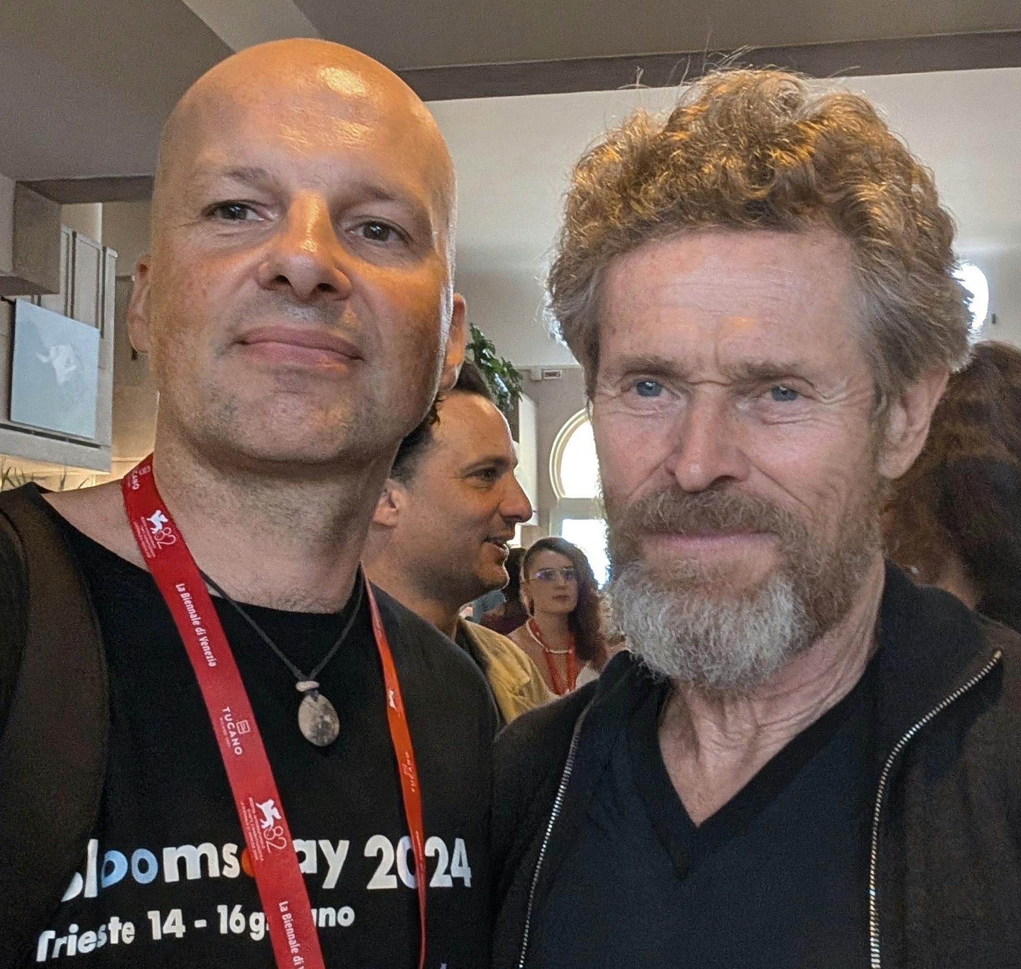 Andraž Gombač in Willem Dafoe