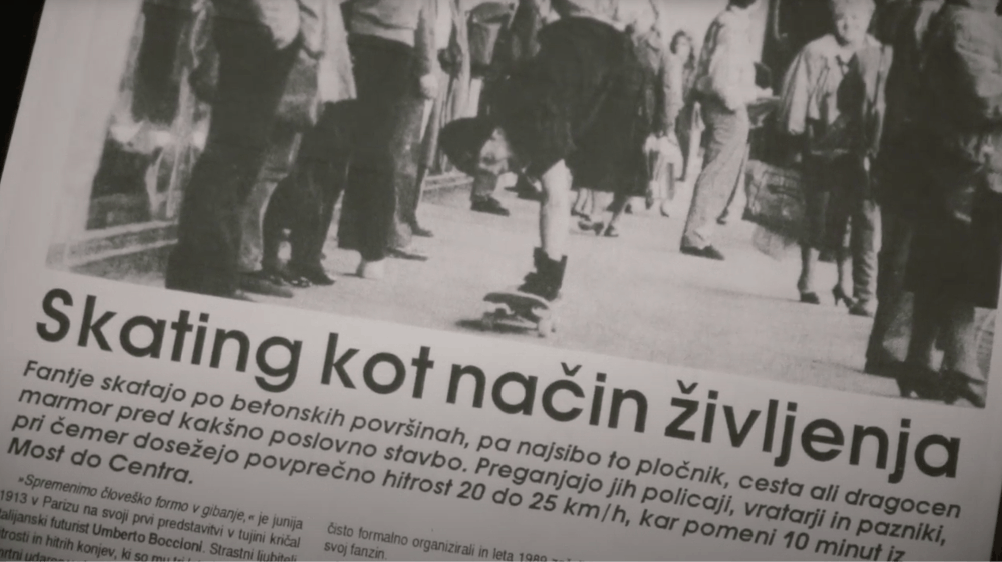 Kader iz filma Deckument: Od rolke do skejta