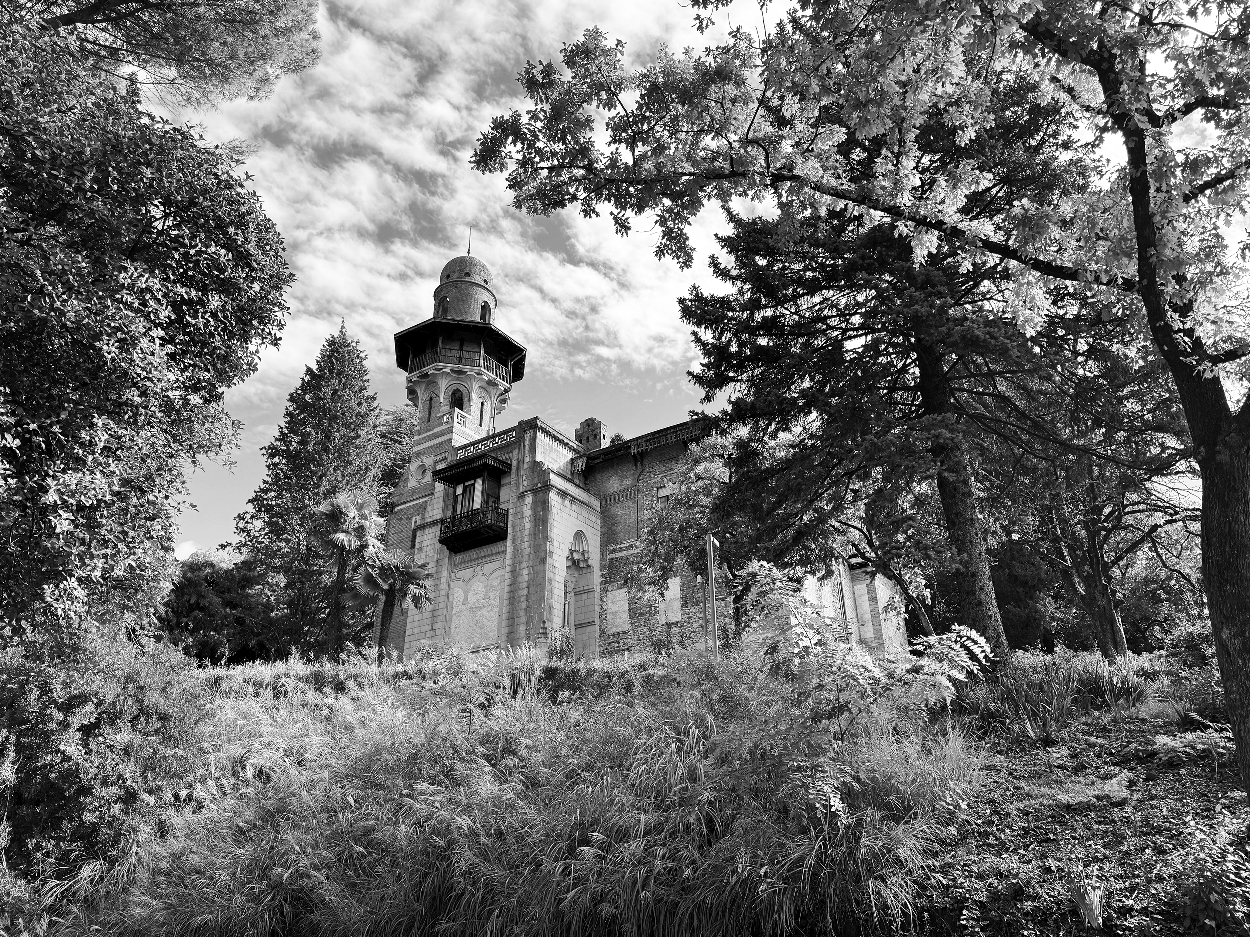 Črno-bela fotografija Vile Rafut