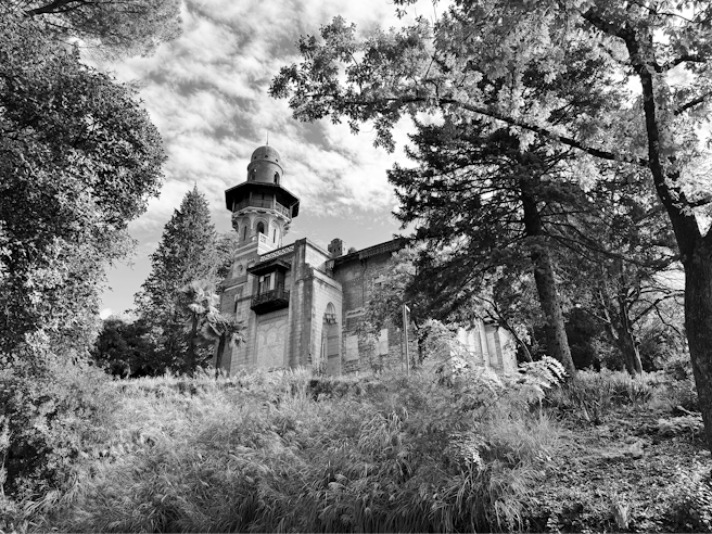 Črno-bela fotografija Vile Rafut