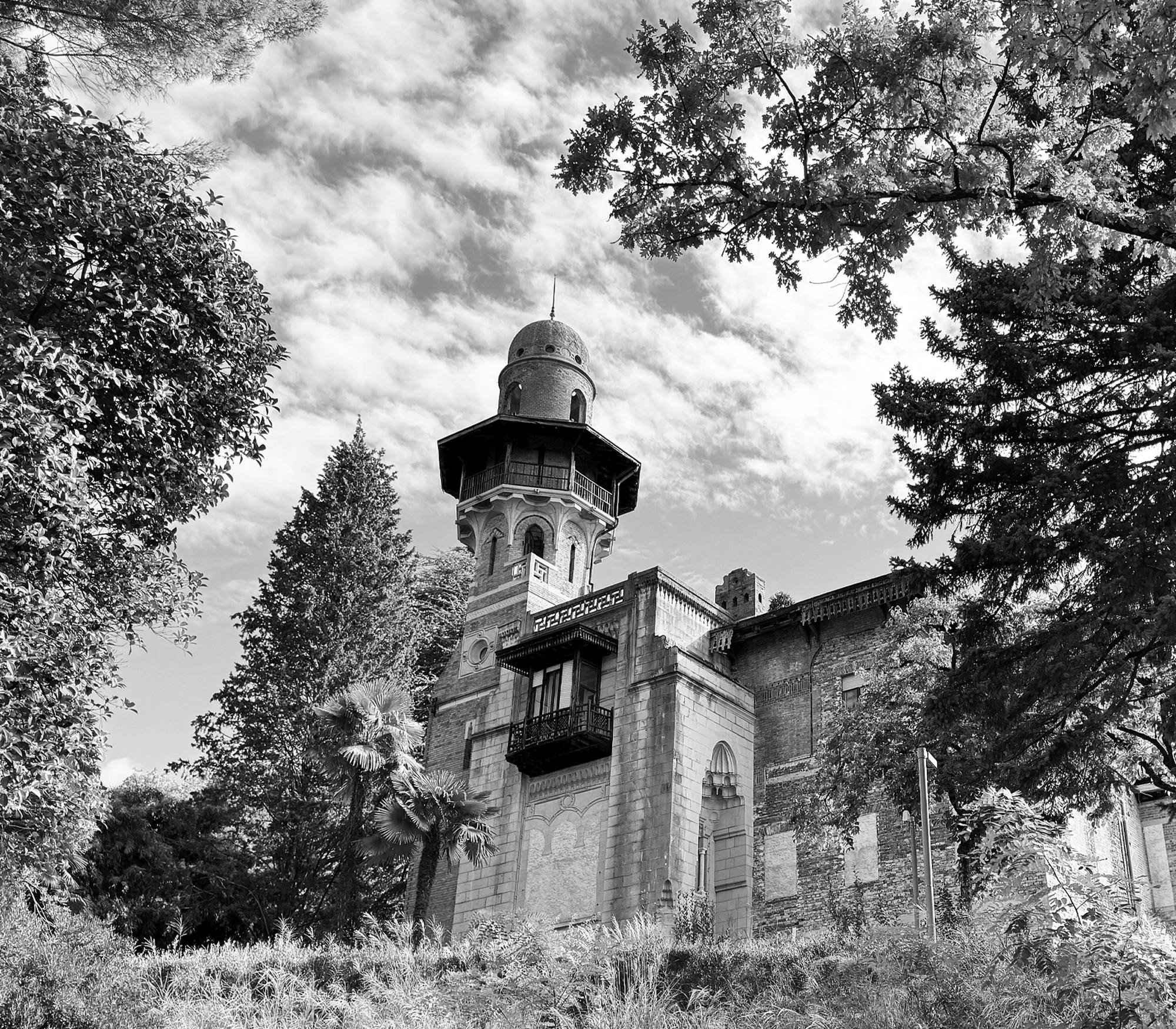 Črno-bela fotografija Vile Rafut
